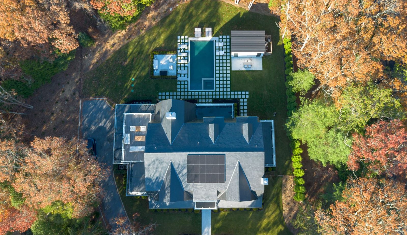 East End custom home with solar installed during construction